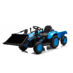 Elektrický traktor s lyžicou BW-X002A- modrý